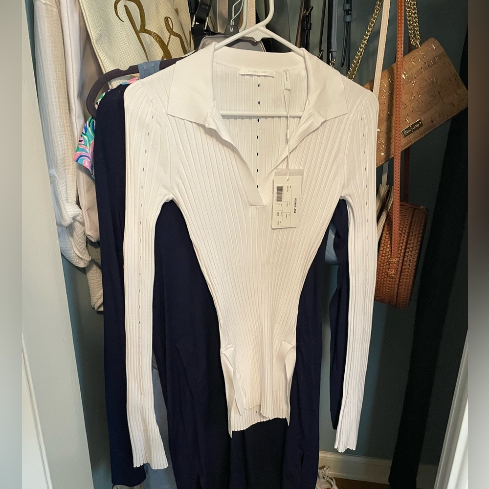 Helmut lang slash polo